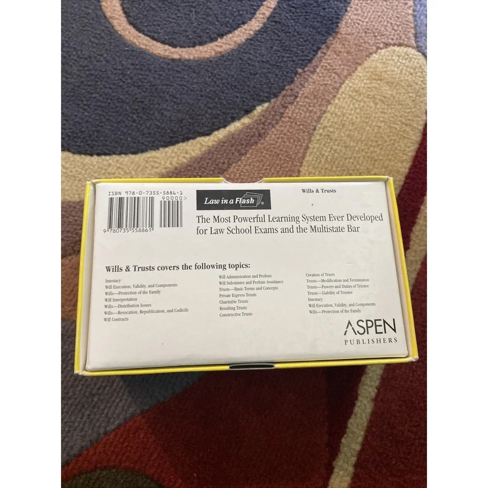 Emanuel Law in a Flash Contracts Cards Flashcards Bar Exam Law School 2012 READ